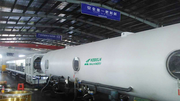 鴻景高新見證凱思品質(zhì)，12條PE波紋管擠出線成功交付